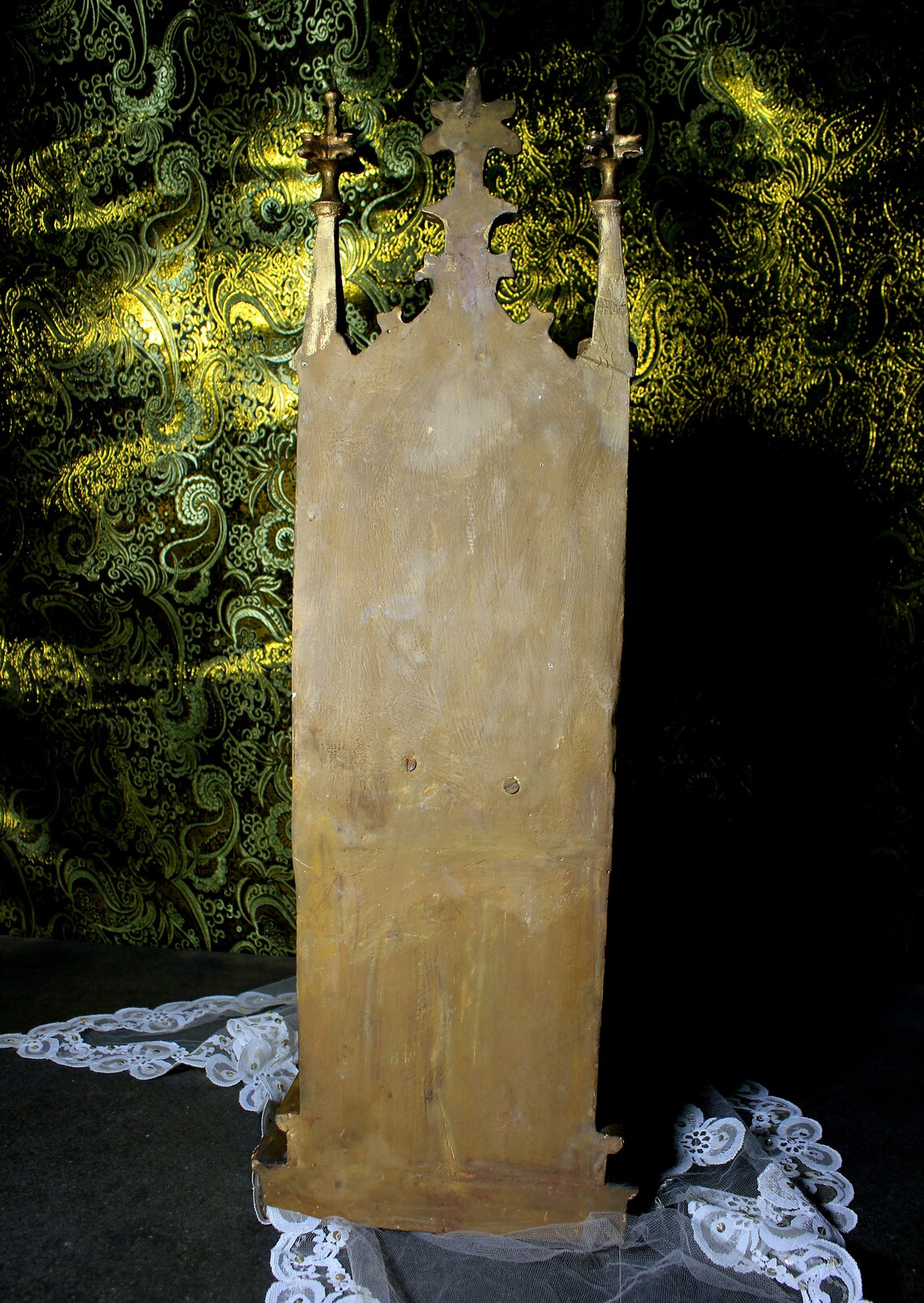 Gran Jesús en Trono, Escultura Jesucristo, Talla de Madera, Sagrado Corazón de Jesús - Imagen 8