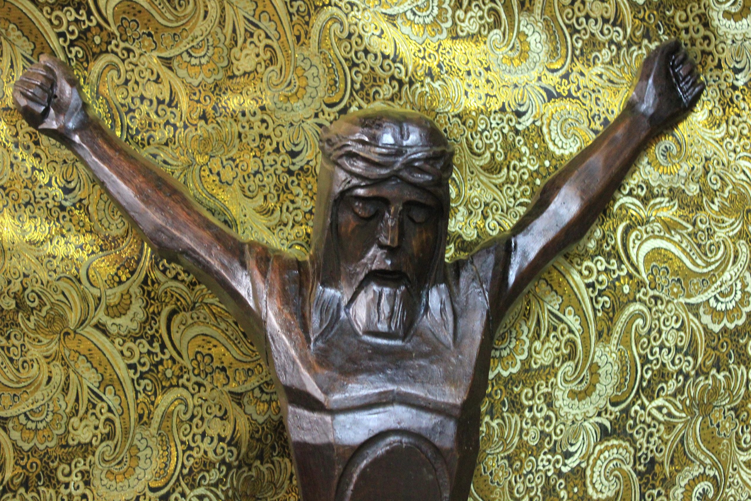 Gran Talla de Cristo, Antiguo Cristo de Madera , Jesucristo de Madera, Talla de Madera, Cristo de Grandes Dimensiones - Imagen 5