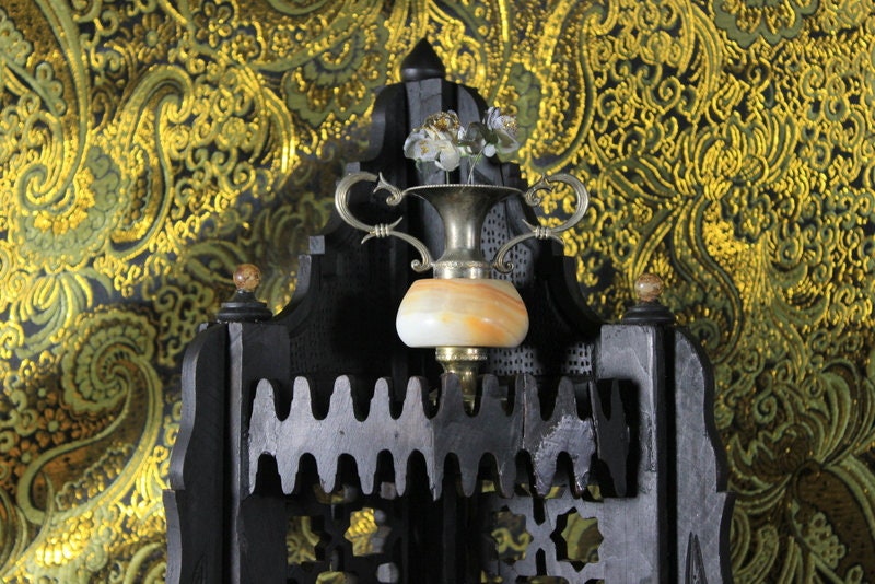 Capilla con Virgen Auxiliadora, Capilla de Madera, Hornacina con Virgen, Antigua Hornacina, Capilla Neogótica, Conjunto Escultórico - Imagen 8