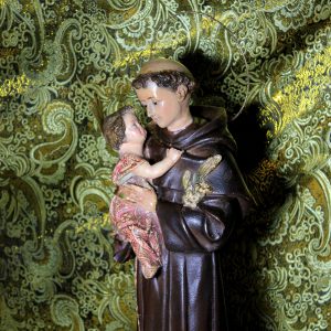 Antiguo San Antonio de Padua, Antiguo Arte Religioso, Antigua Escultura Santo, Estatua Santo Vintage, Escultura Escayola, Figura Santo, Olot