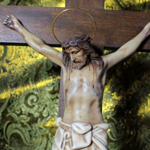 Antiguo Crucifijo, Crucifijo Iglesia, Crucifijo Antiguo, Crucifijo Escayola de mesa, Crucifijo Cristo, Cruz Madera