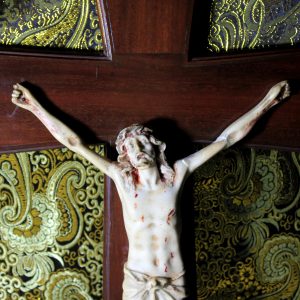 Antiguo Crucifijo , Crucifijo , Cruz Madera, Crucifijo Alabastro, Arte Funerario, Crucifijo Mármol, Crucifijo de Pared