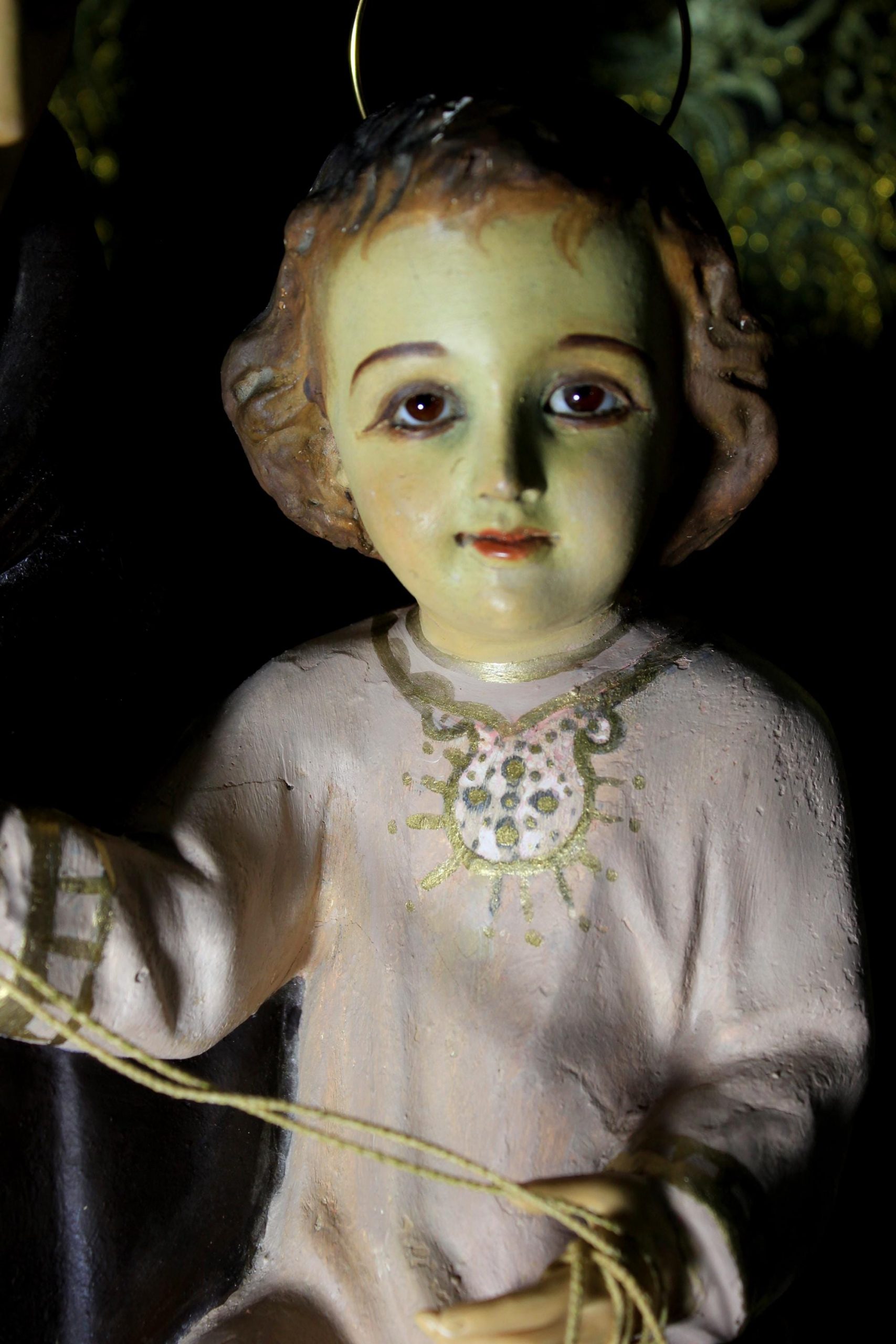 Antiguo San Antonio de Padua, Antiguo Arte Religioso, Antigua Escultura Santo, Estatua Santo Vintage, Escultura Escayola, Figura Santo - Imagen 3